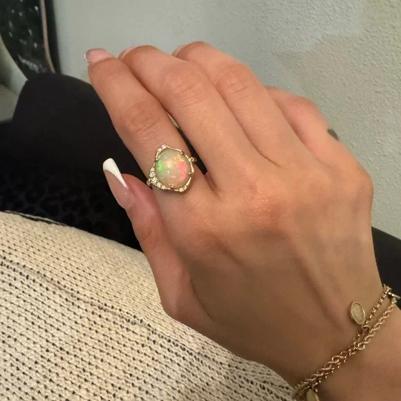 🚫SOLD🚫SIRCIAM STARDUST OPAL RING - Picture 7 of 13